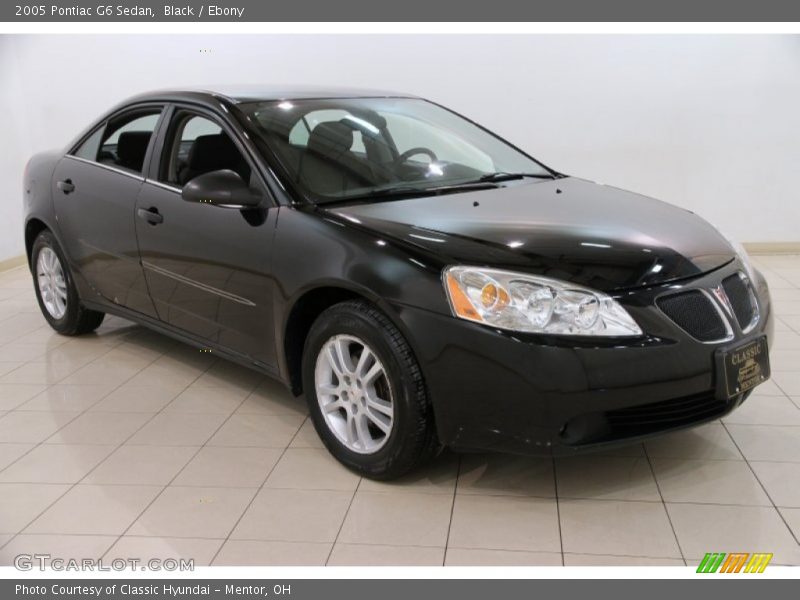 Black / Ebony 2005 Pontiac G6 Sedan
