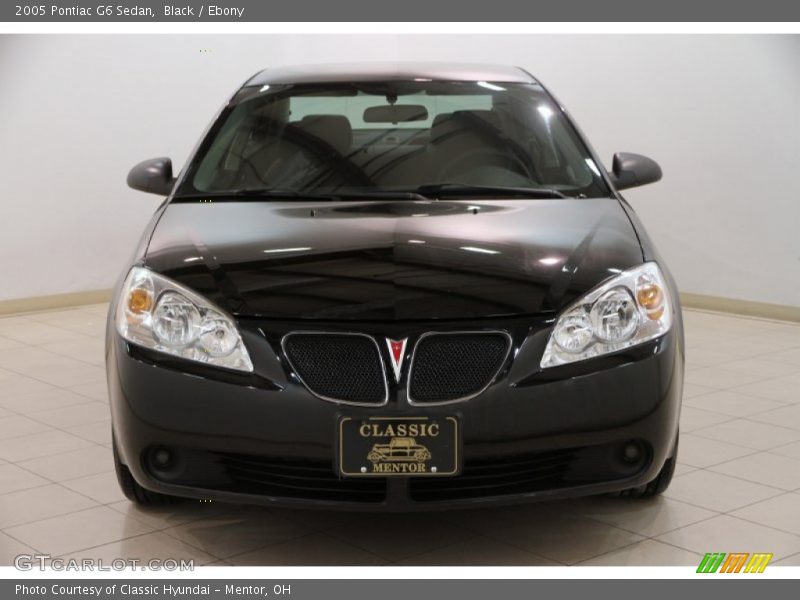 Black / Ebony 2005 Pontiac G6 Sedan