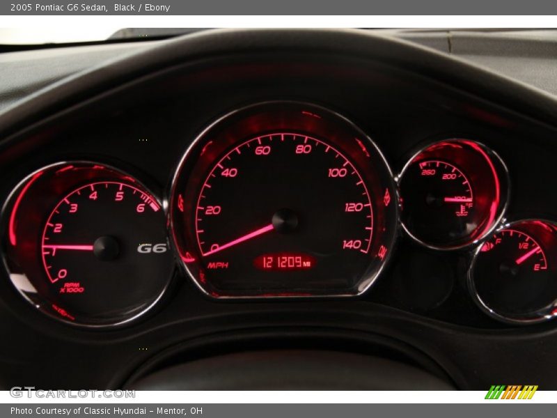  2005 G6 Sedan Sedan Gauges