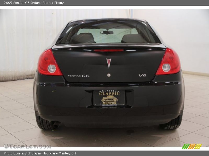 Black / Ebony 2005 Pontiac G6 Sedan