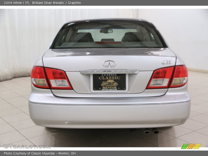 Brilliant Silver Metallic / Graphite 2004 Infiniti I 35