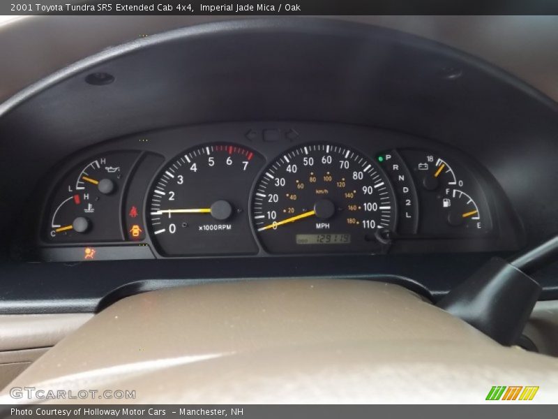Imperial Jade Mica / Oak 2001 Toyota Tundra SR5 Extended Cab 4x4