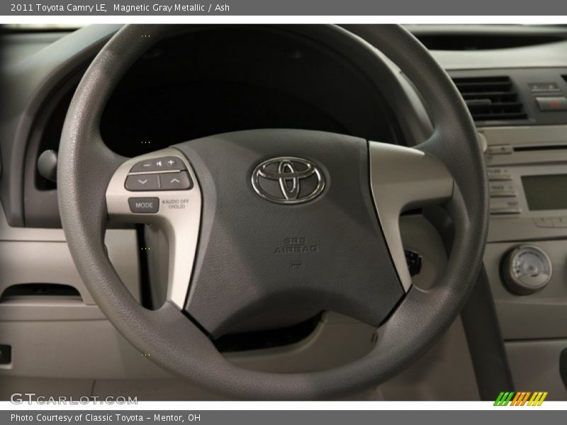 Magnetic Gray Metallic / Ash 2011 Toyota Camry LE