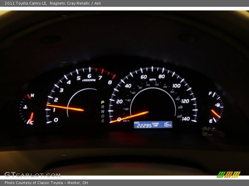 Magnetic Gray Metallic / Ash 2011 Toyota Camry LE