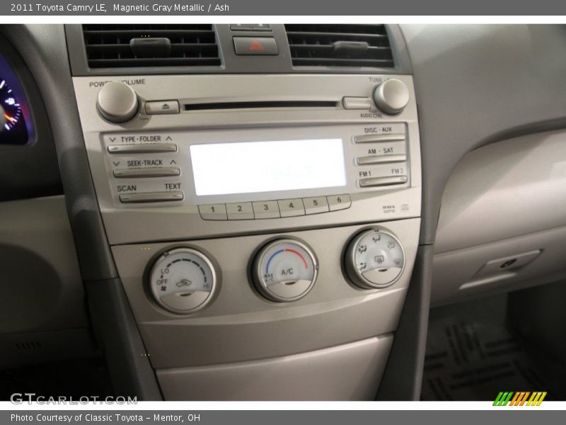 Magnetic Gray Metallic / Ash 2011 Toyota Camry LE