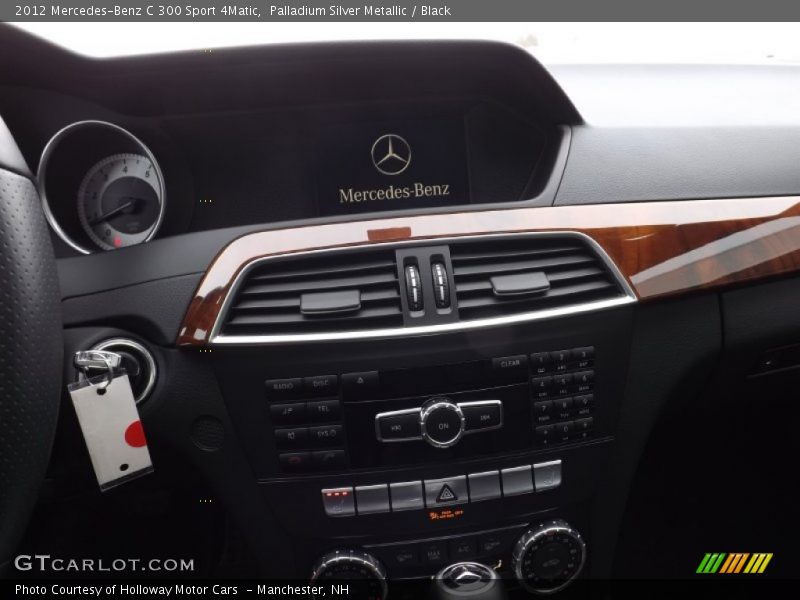 Palladium Silver Metallic / Black 2012 Mercedes-Benz C 300 Sport 4Matic
