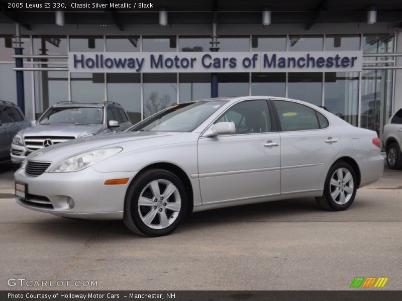 Classic Silver Metallic / Black 2005 Lexus ES 330