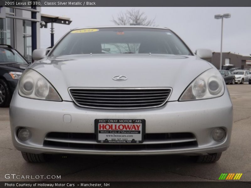 Classic Silver Metallic / Black 2005 Lexus ES 330