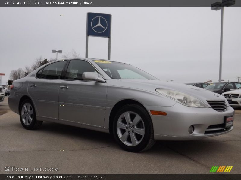 Classic Silver Metallic / Black 2005 Lexus ES 330