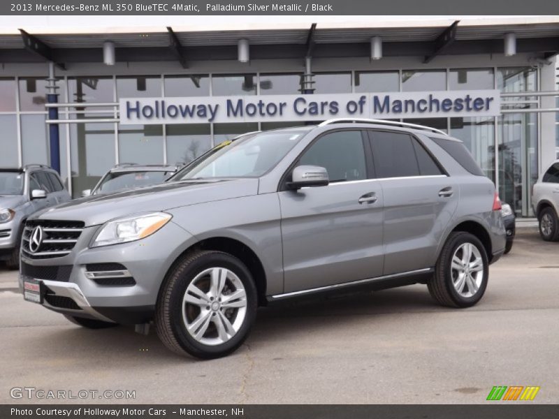 Palladium Silver Metallic / Black 2013 Mercedes-Benz ML 350 BlueTEC 4Matic