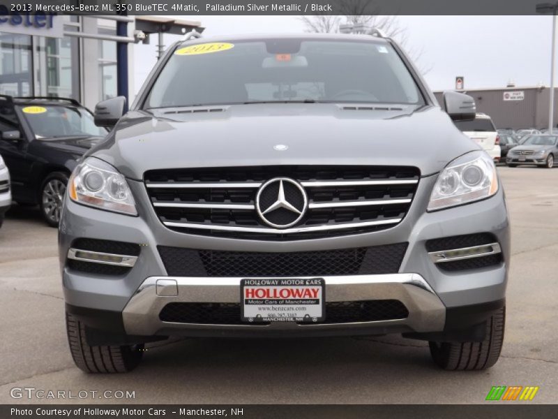Palladium Silver Metallic / Black 2013 Mercedes-Benz ML 350 BlueTEC 4Matic