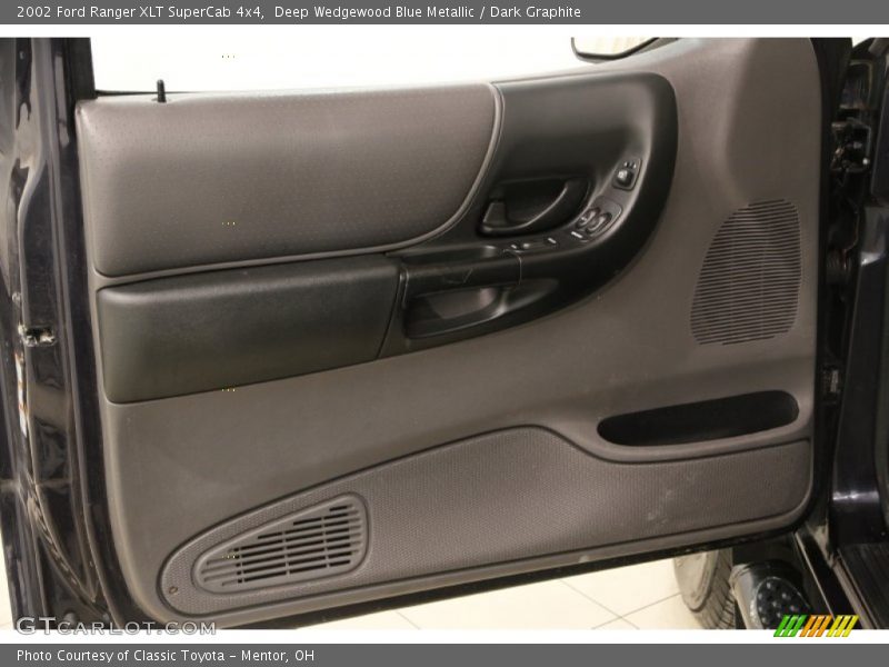 Deep Wedgewood Blue Metallic / Dark Graphite 2002 Ford Ranger XLT SuperCab 4x4