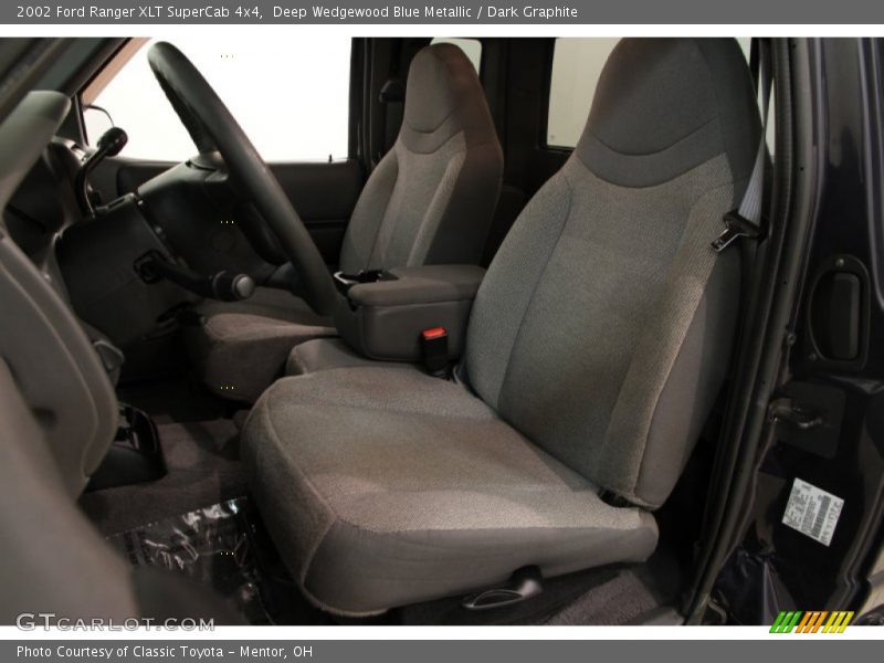 Deep Wedgewood Blue Metallic / Dark Graphite 2002 Ford Ranger XLT SuperCab 4x4