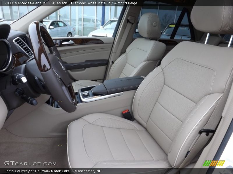Diamond White Metallic / Almond Beige 2014 Mercedes-Benz ML 350 4Matic