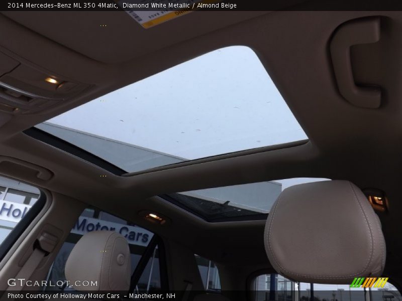 Diamond White Metallic / Almond Beige 2014 Mercedes-Benz ML 350 4Matic