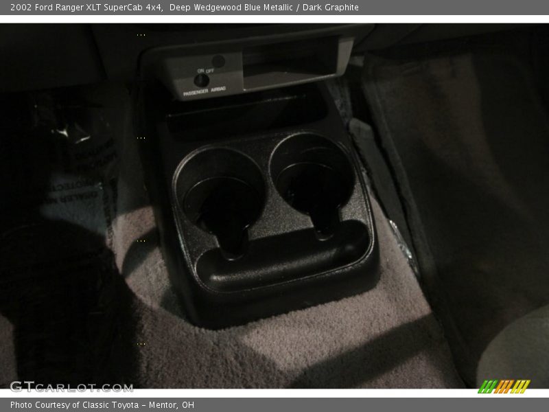 Deep Wedgewood Blue Metallic / Dark Graphite 2002 Ford Ranger XLT SuperCab 4x4