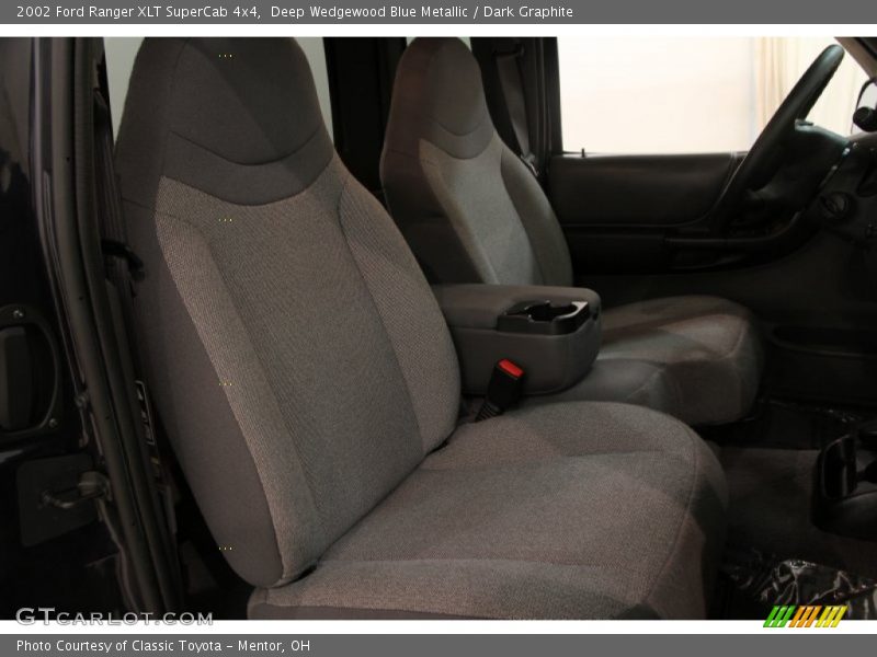 Deep Wedgewood Blue Metallic / Dark Graphite 2002 Ford Ranger XLT SuperCab 4x4