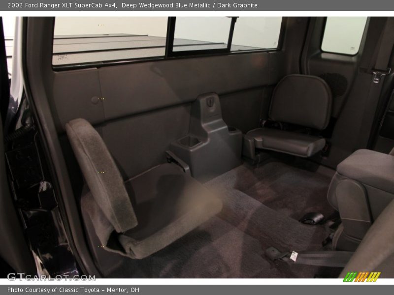 Deep Wedgewood Blue Metallic / Dark Graphite 2002 Ford Ranger XLT SuperCab 4x4