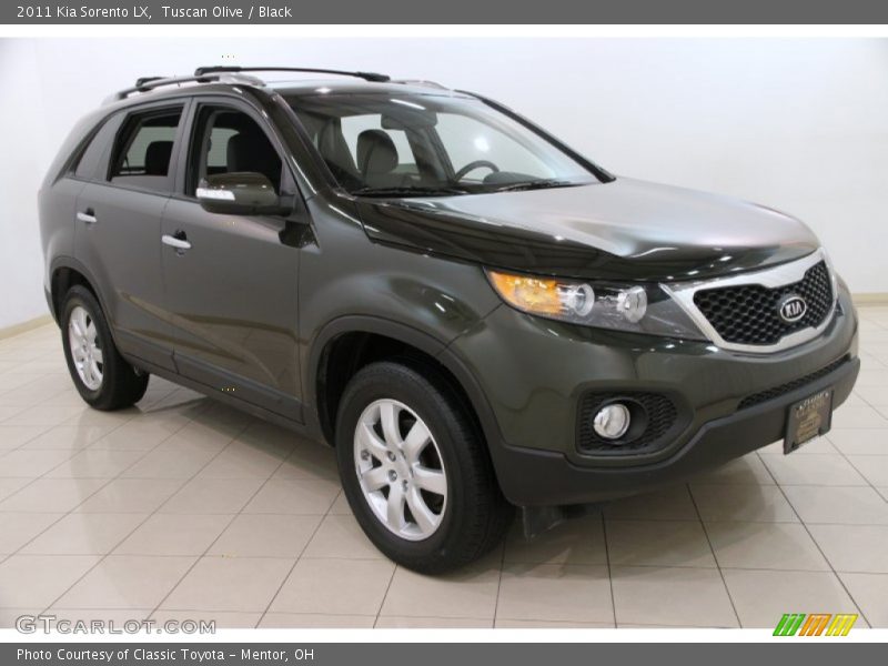 Tuscan Olive / Black 2011 Kia Sorento LX