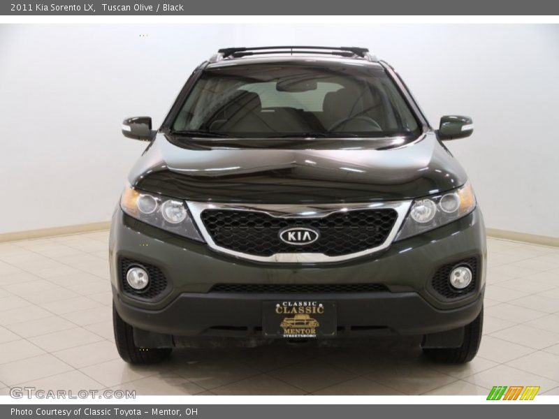 Tuscan Olive / Black 2011 Kia Sorento LX