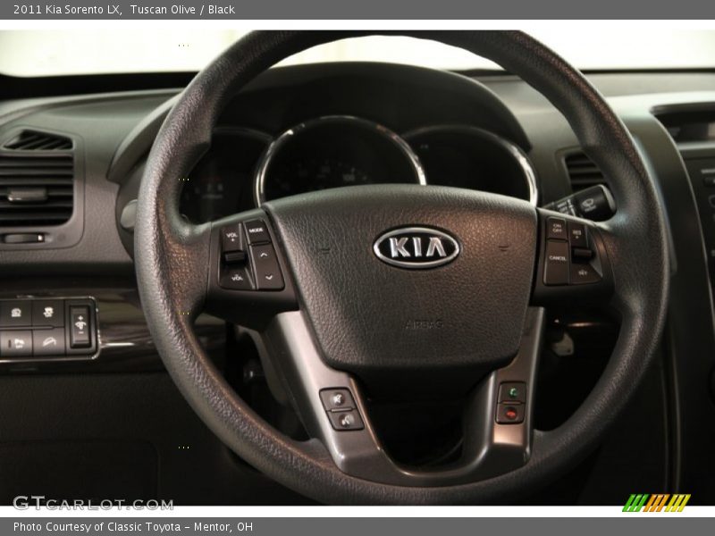 Tuscan Olive / Black 2011 Kia Sorento LX