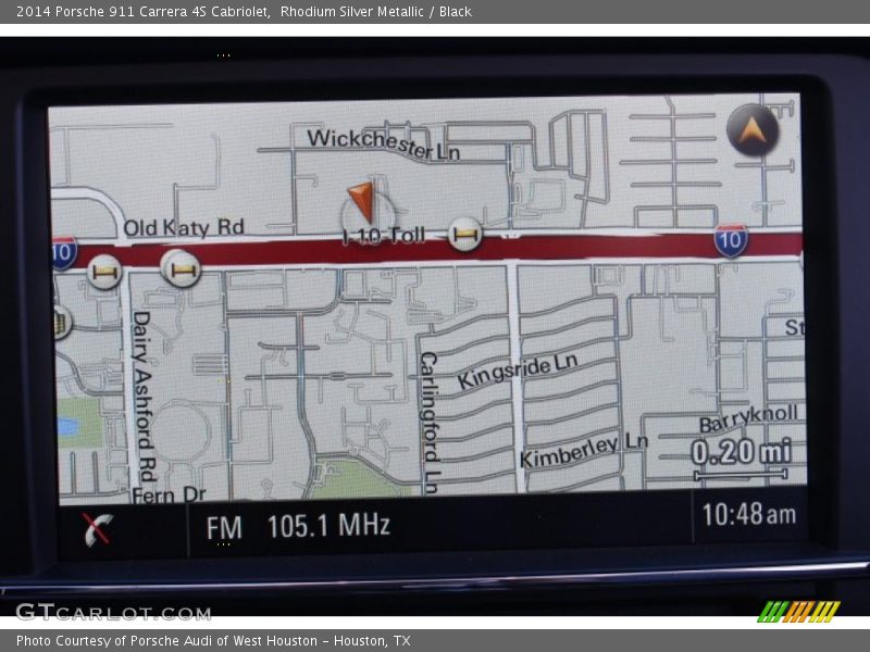 Navigation of 2014 911 Carrera 4S Cabriolet