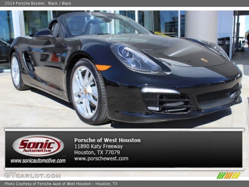 Black / Black 2014 Porsche Boxster