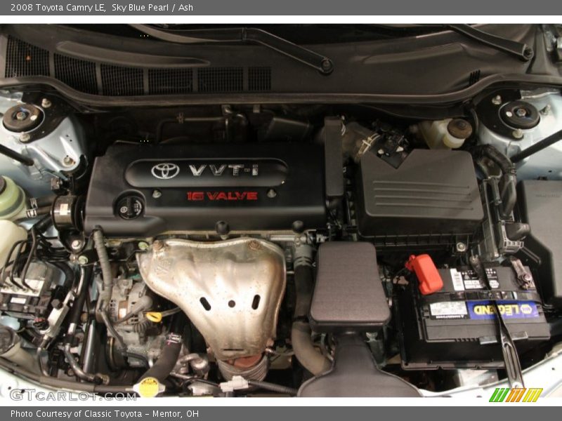 Sky Blue Pearl / Ash 2008 Toyota Camry LE