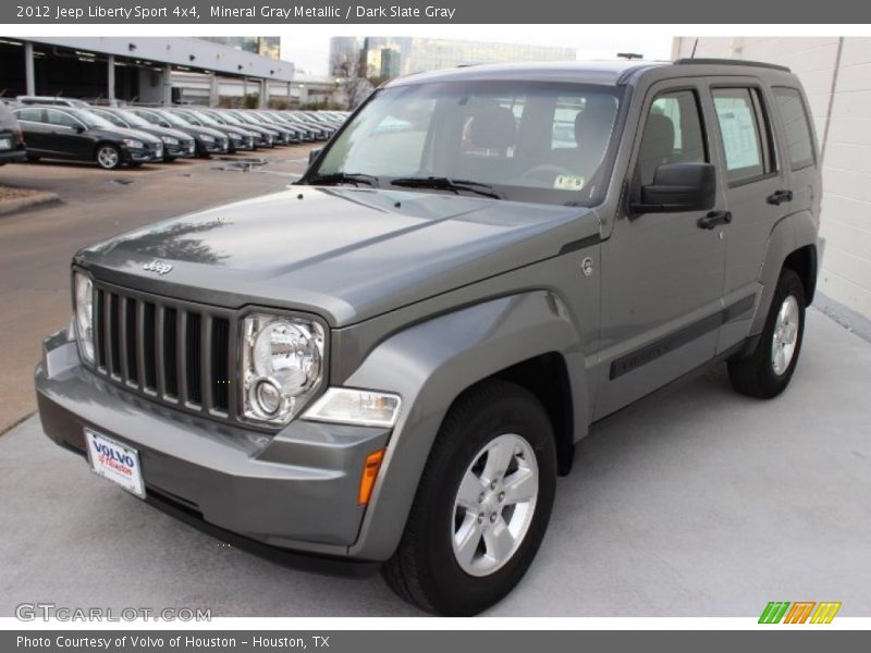 Mineral Gray Metallic / Dark Slate Gray 2012 Jeep Liberty Sport 4x4