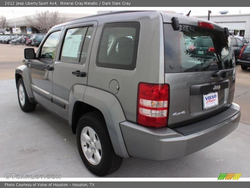 Mineral Gray Metallic / Dark Slate Gray 2012 Jeep Liberty Sport 4x4