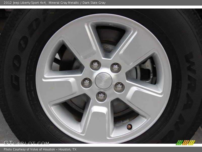 Mineral Gray Metallic / Dark Slate Gray 2012 Jeep Liberty Sport 4x4