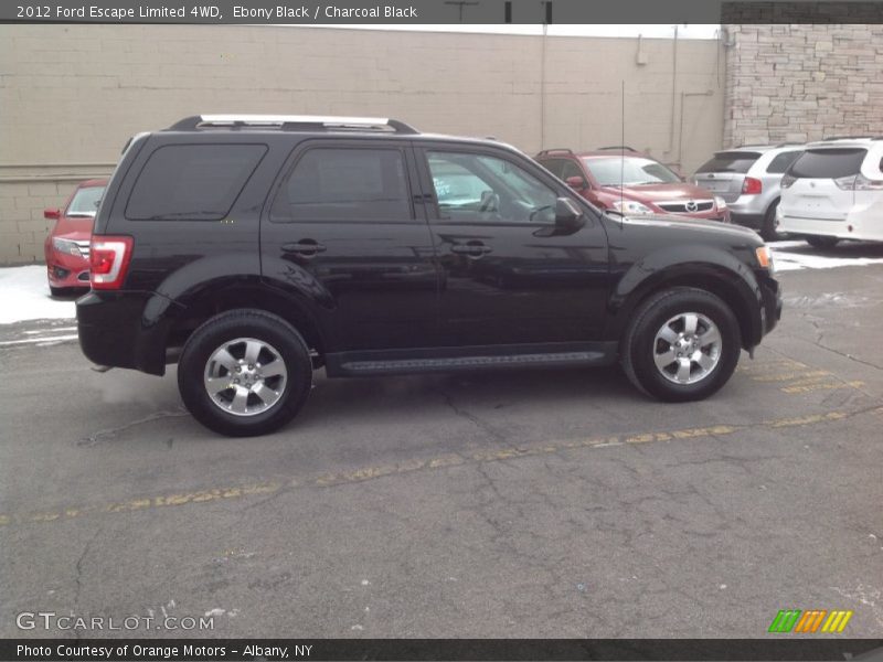 Ebony Black / Charcoal Black 2012 Ford Escape Limited 4WD
