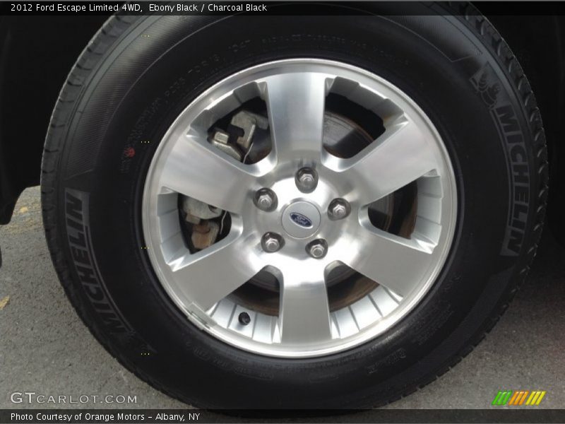 Ebony Black / Charcoal Black 2012 Ford Escape Limited 4WD