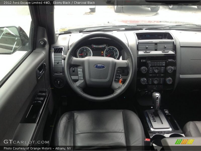 Ebony Black / Charcoal Black 2012 Ford Escape Limited 4WD