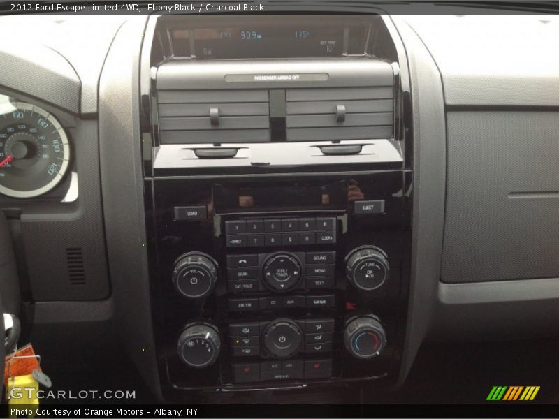 Ebony Black / Charcoal Black 2012 Ford Escape Limited 4WD