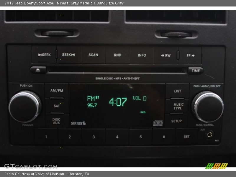 Mineral Gray Metallic / Dark Slate Gray 2012 Jeep Liberty Sport 4x4