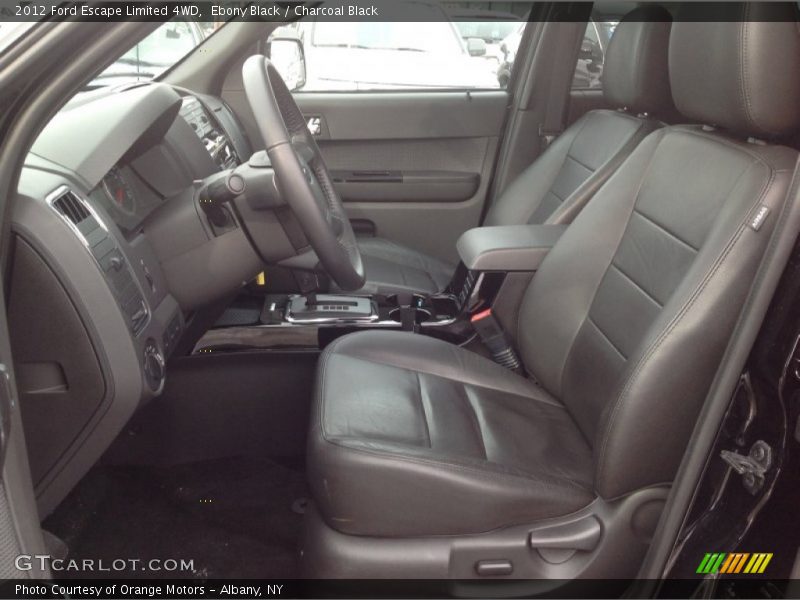 Ebony Black / Charcoal Black 2012 Ford Escape Limited 4WD