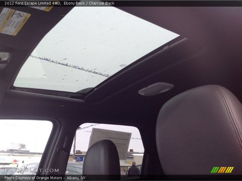 Ebony Black / Charcoal Black 2012 Ford Escape Limited 4WD