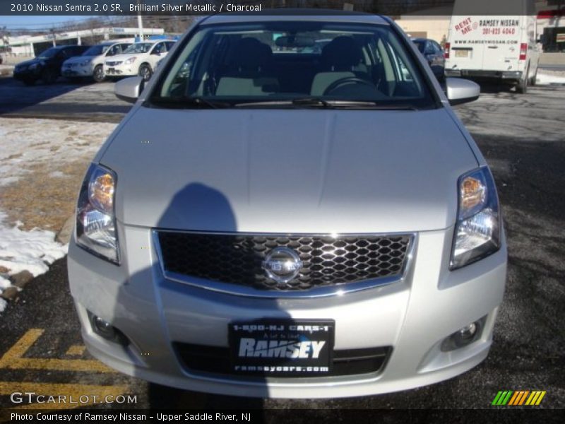Brilliant Silver Metallic / Charcoal 2010 Nissan Sentra 2.0 SR