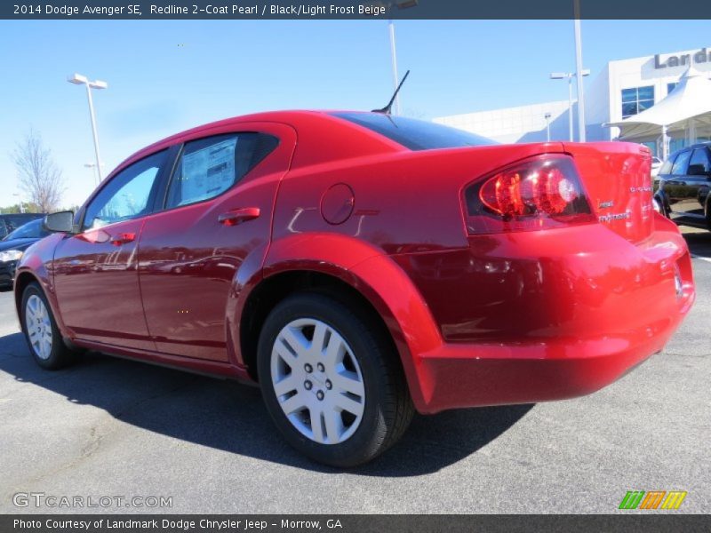 Redline 2-Coat Pearl / Black/Light Frost Beige 2014 Dodge Avenger SE