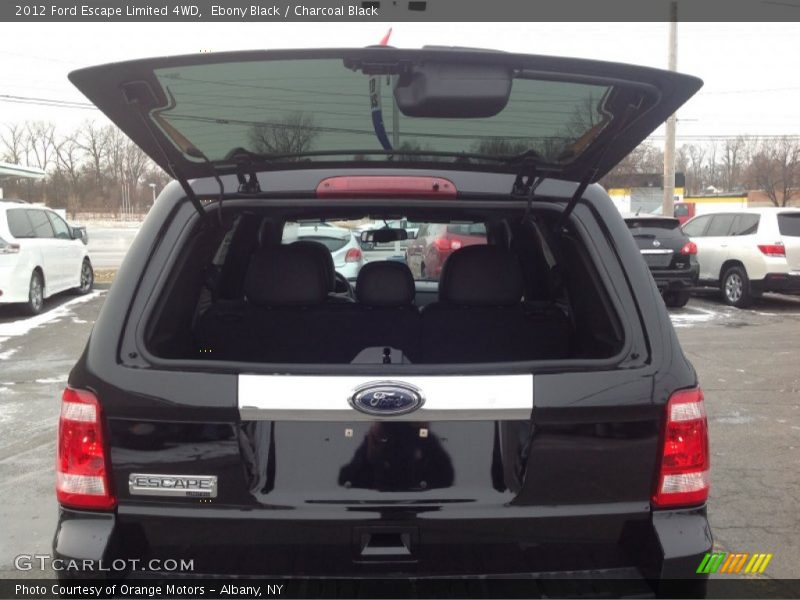 Ebony Black / Charcoal Black 2012 Ford Escape Limited 4WD