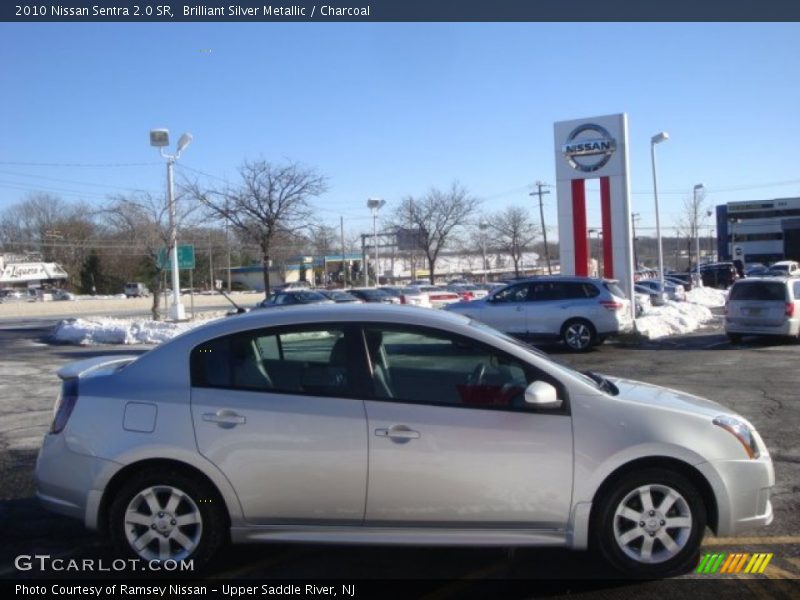 Brilliant Silver Metallic / Charcoal 2010 Nissan Sentra 2.0 SR
