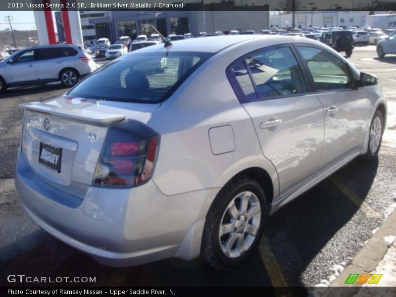 Brilliant Silver Metallic / Charcoal 2010 Nissan Sentra 2.0 SR