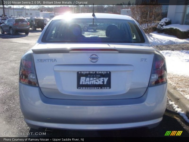 Brilliant Silver Metallic / Charcoal 2010 Nissan Sentra 2.0 SR