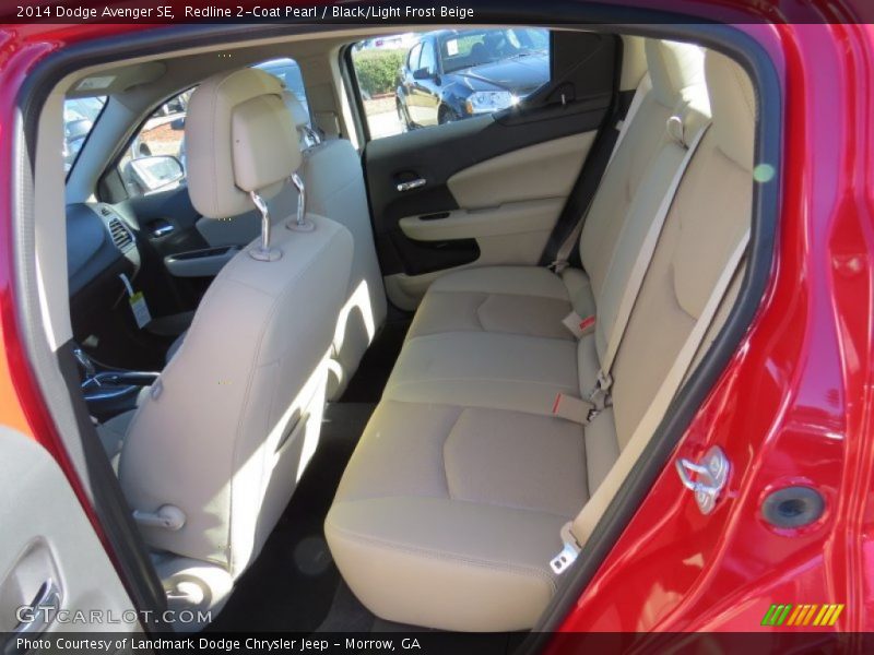 Redline 2-Coat Pearl / Black/Light Frost Beige 2014 Dodge Avenger SE