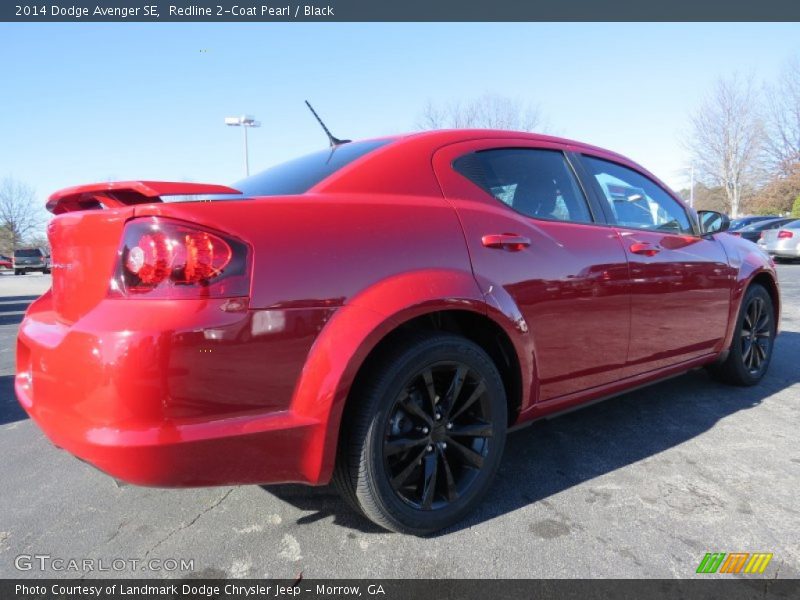 Redline 2-Coat Pearl / Black 2014 Dodge Avenger SE