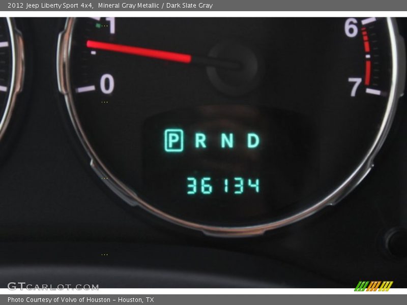 Mineral Gray Metallic / Dark Slate Gray 2012 Jeep Liberty Sport 4x4