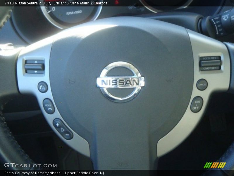 Brilliant Silver Metallic / Charcoal 2010 Nissan Sentra 2.0 SR