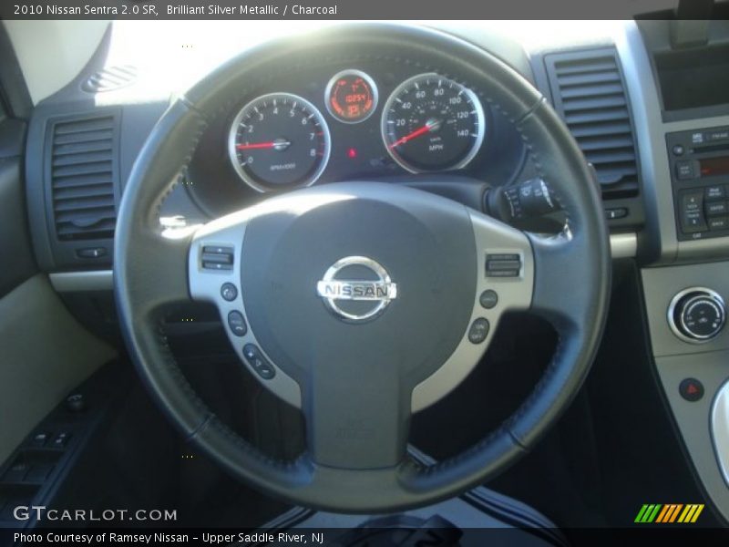Brilliant Silver Metallic / Charcoal 2010 Nissan Sentra 2.0 SR