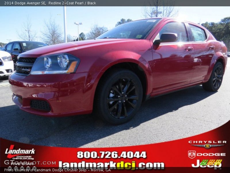 Redline 2-Coat Pearl / Black 2014 Dodge Avenger SE